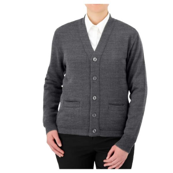 Youth V-Neck Long Sleeve Cardigan Thumbnail